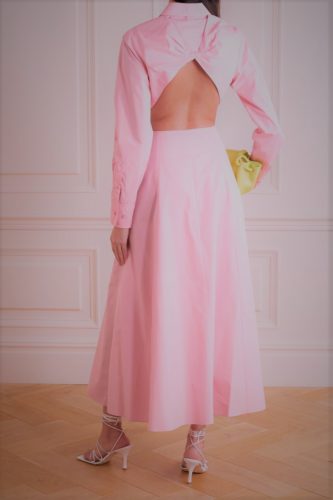 Pink Open-back Nina Ricci